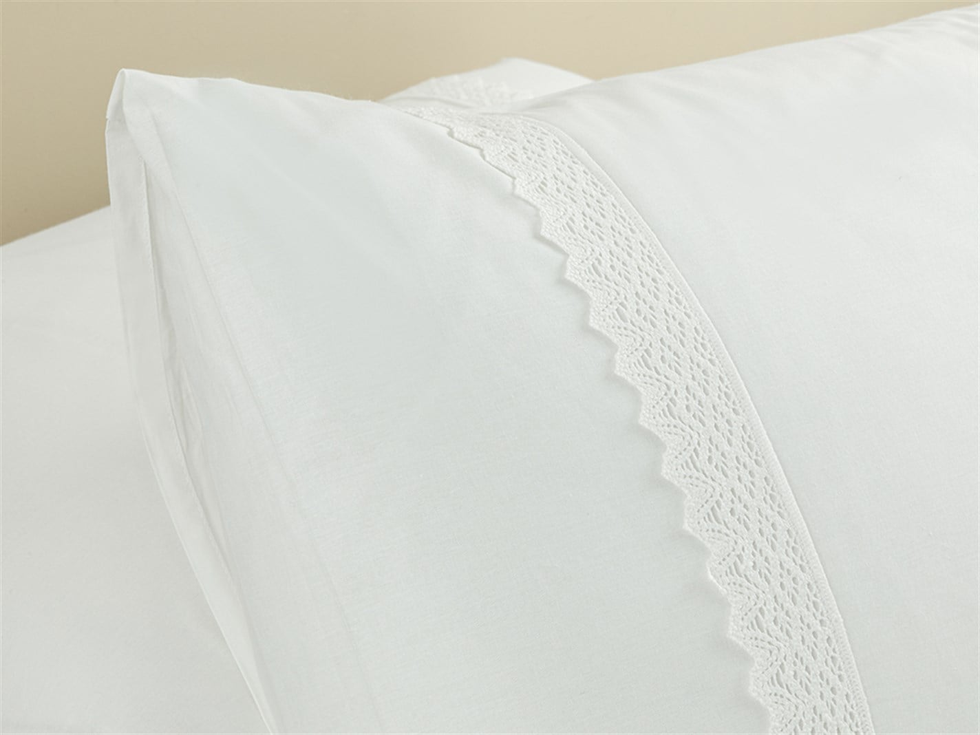Eggy 57 Tel / 144 Numărul de fir 2 set 50x70 cm Alb
