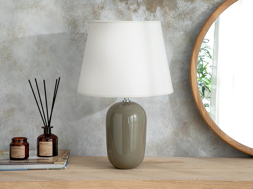 Eldora Table Lamp 28X43 cm Gray