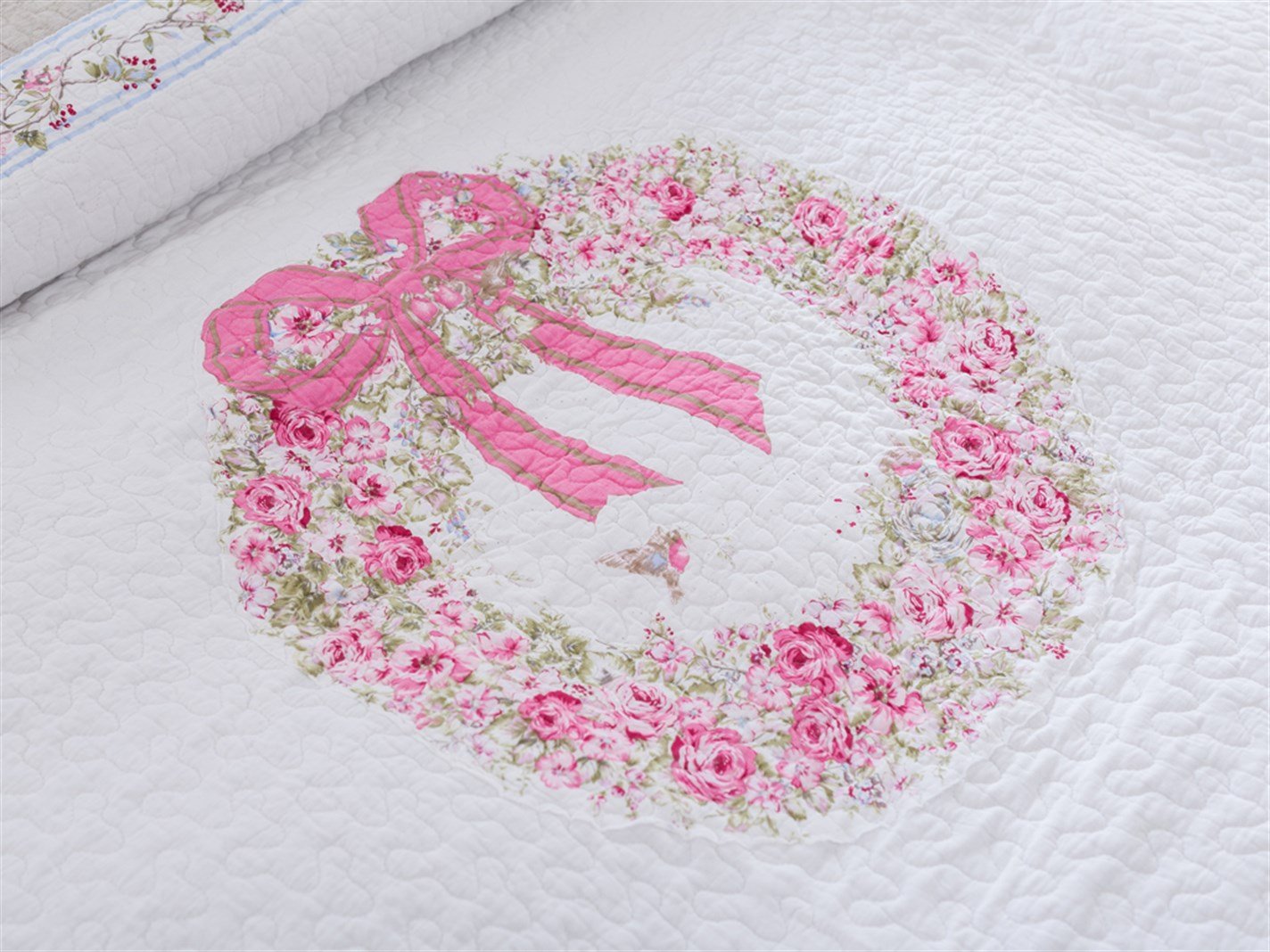 Elias Patchwork Pentru o persoana 160x240 cm Roz