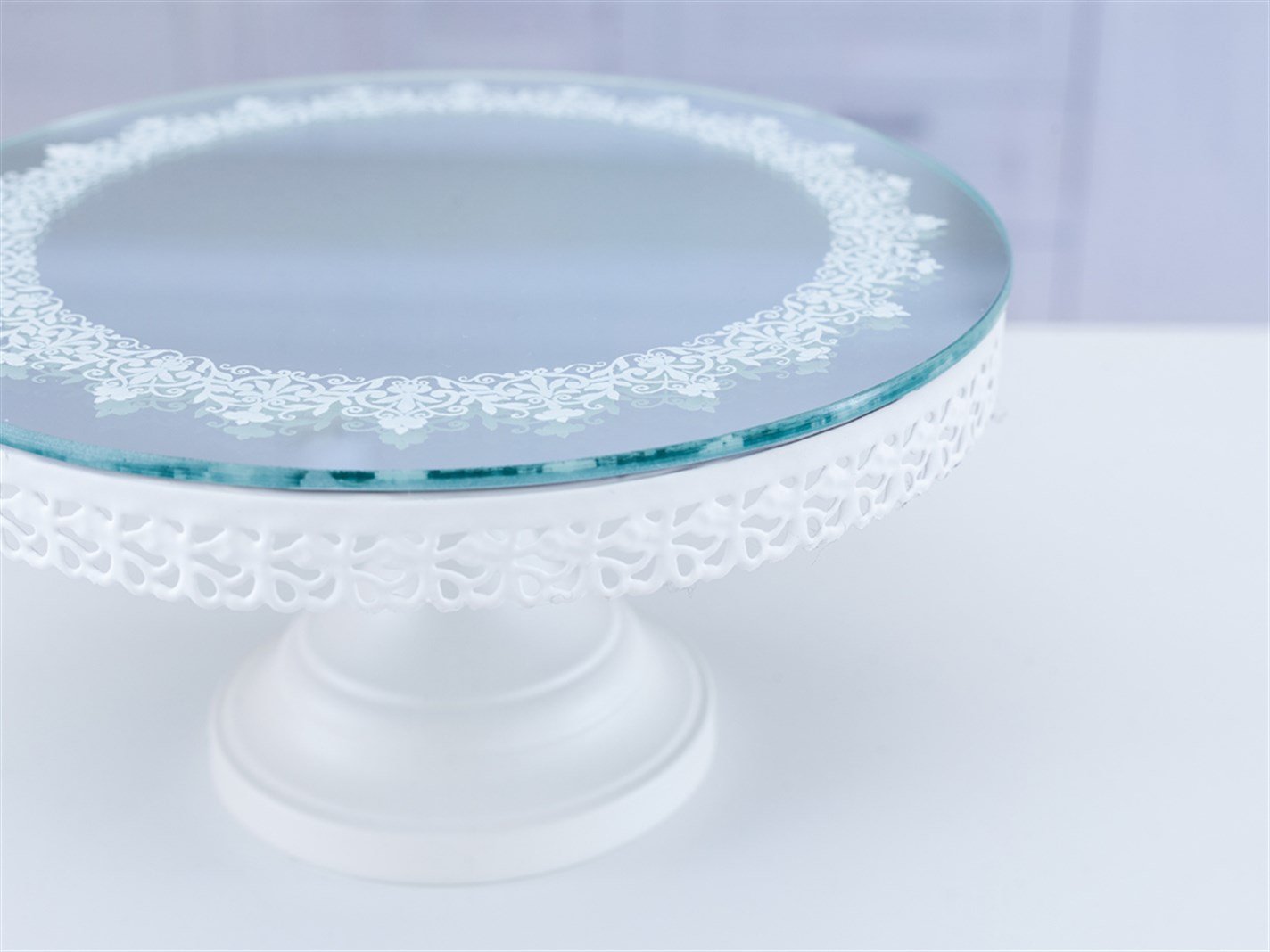 Emma # Cu picioare 20,5x20,5x10,5 cm Alb