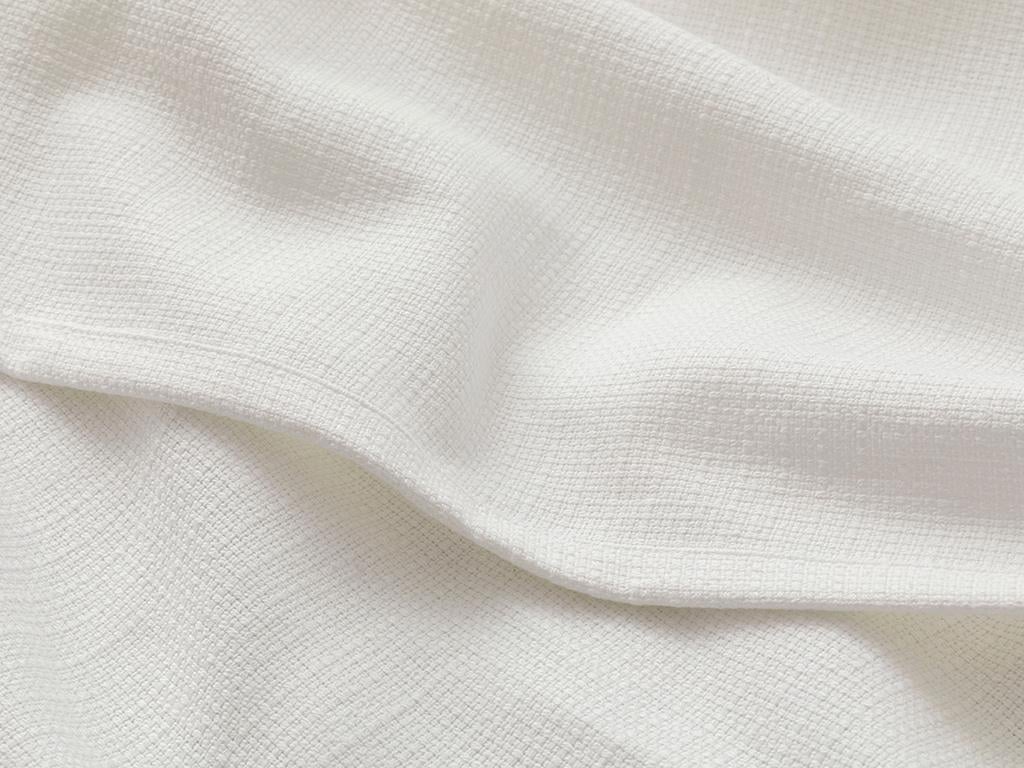 ETAMİN Țesătură Jacquard Single Pătură De Vară 160x230 cm Alb