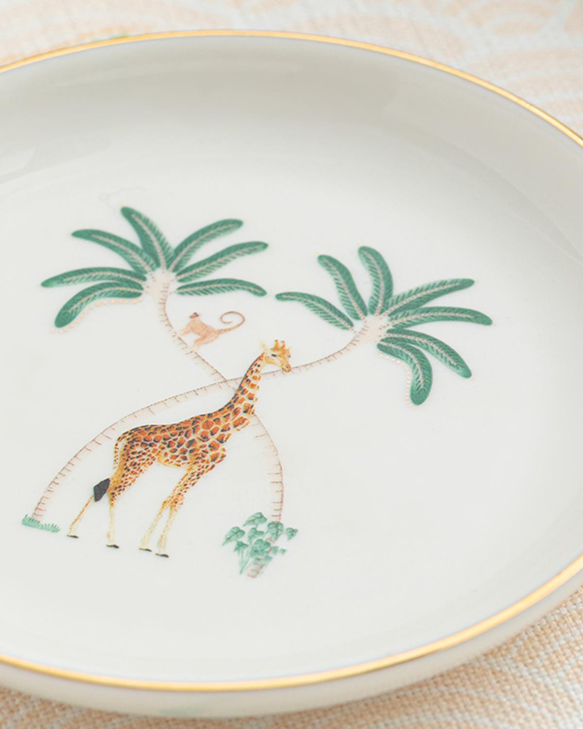 Exotic Giraffe #  10 cm Alb