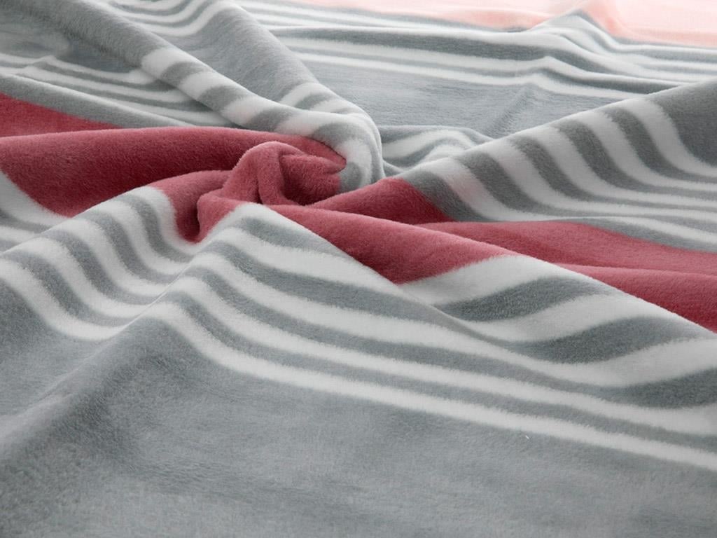 Fâșie moale Cottony Double Person  PĂTURĂ 200x220 cm Pink