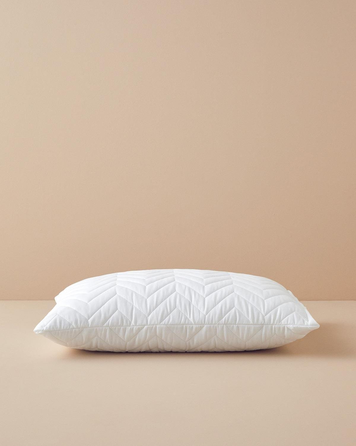 Față de pernă antibacteriană, material impermeabil, Handy, bumbac, 50x70 cm, alb