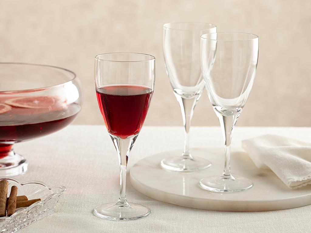 Fancy Glass 3 Set Wine Goblet 230 ml Transparent