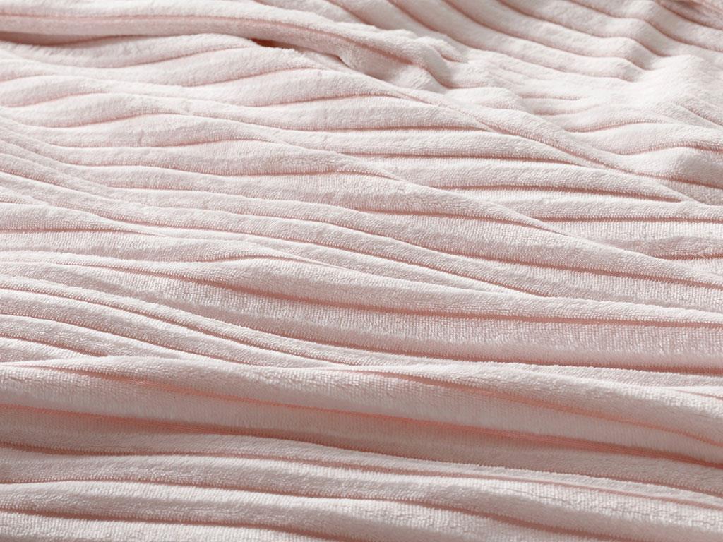 Fancy Plain Super Soft Double Person  PĂTURĂ 200x220 cm Powder