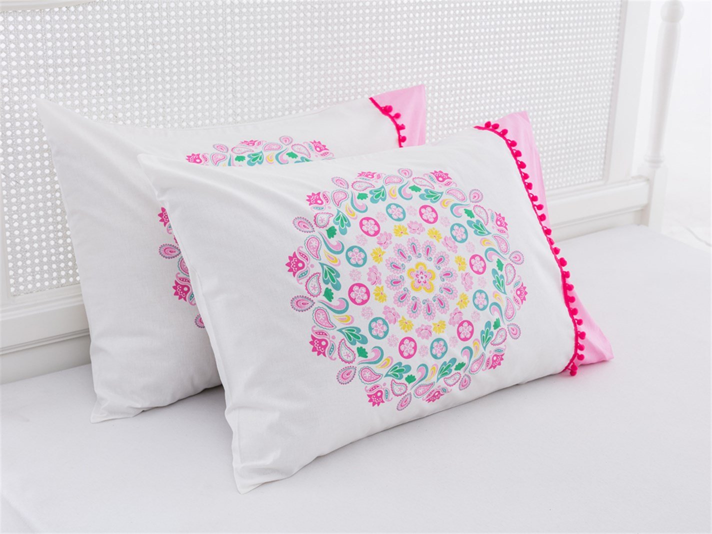 Farmecul creol Pompomed Panou 2pcs 50x70 cm Roz