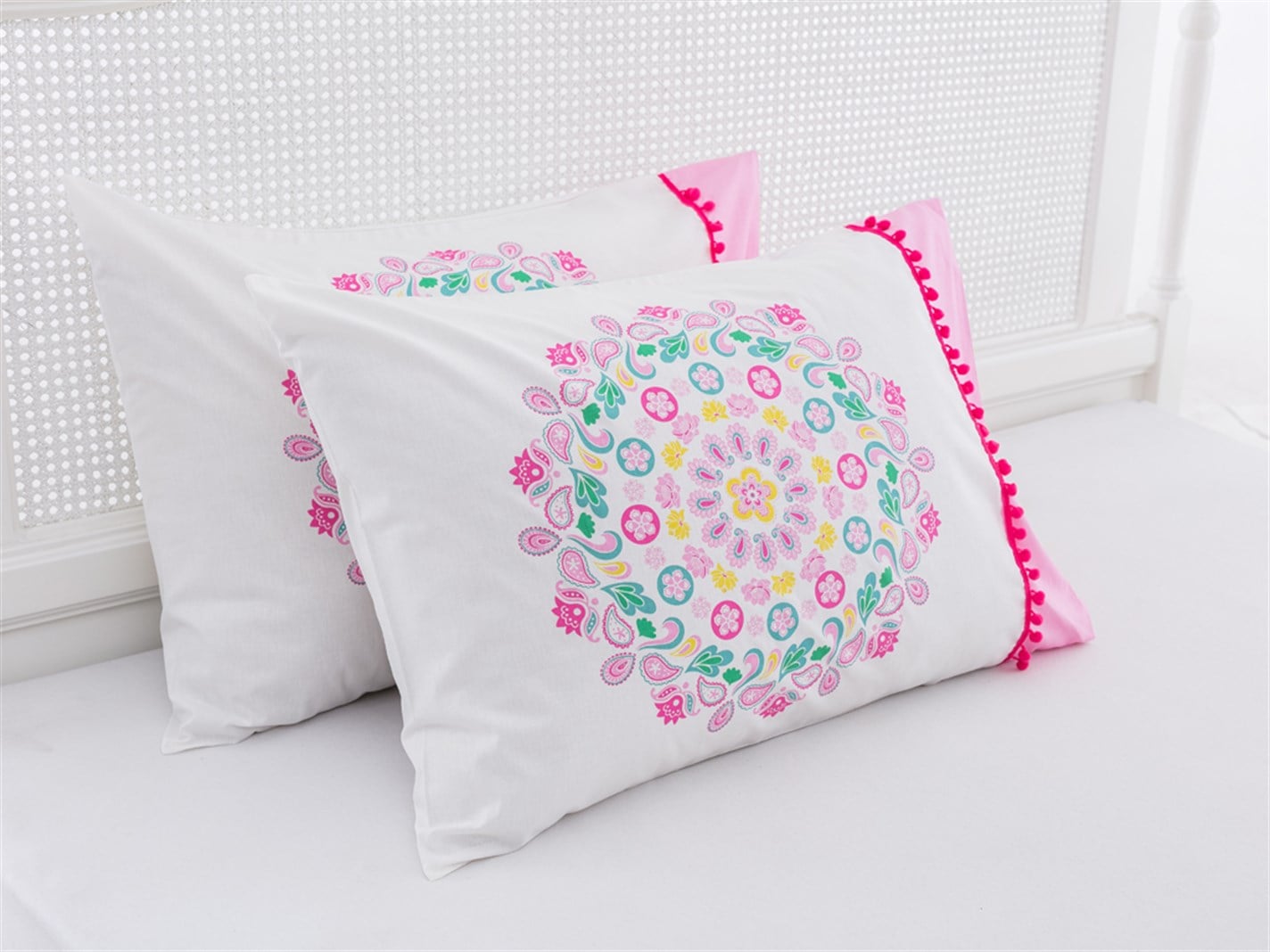 Farmecul creol Pompomed Panou 2pcs 50x70 cm Roz