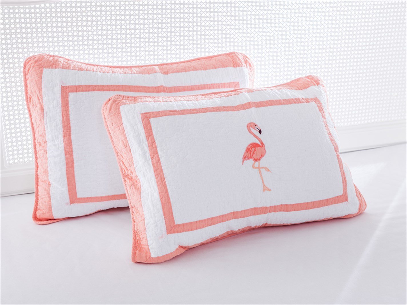 Flamingo Patchwork Persoană dublă 240x260 cm Roz