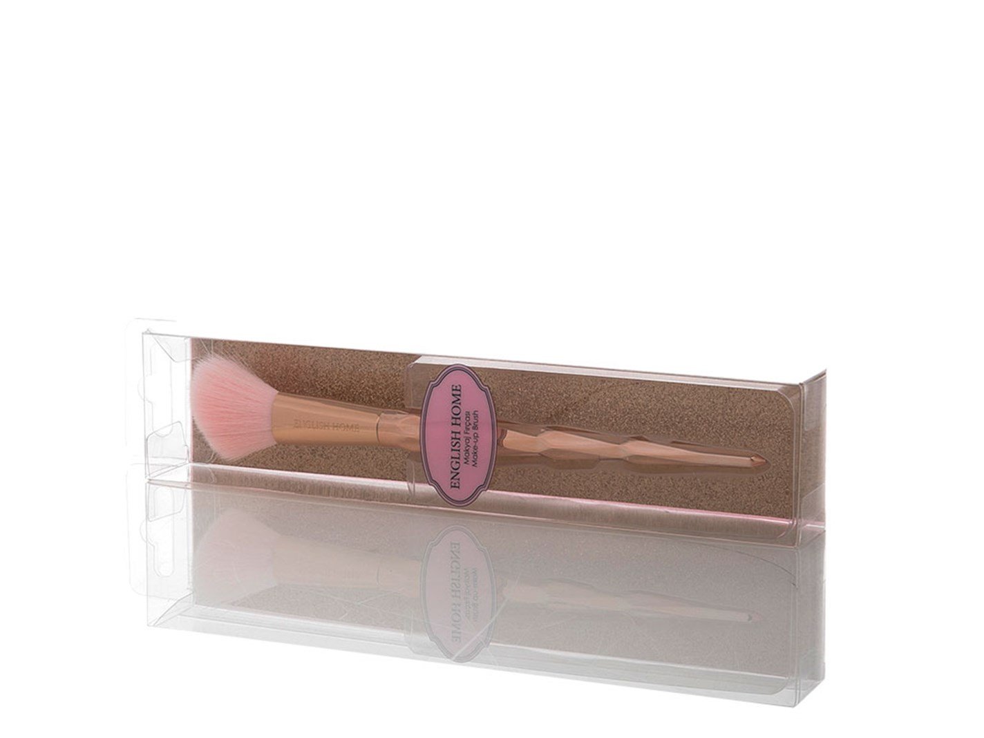 floare Cosmetic Înclinat 24x4x3,5 cm Aur Roz