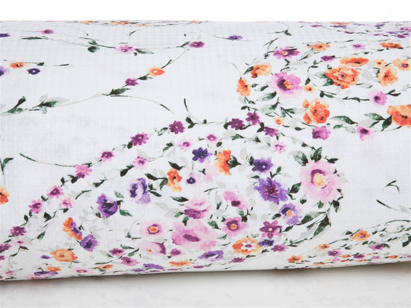 Flora paisley  Pentru o persoana 150x220 cm Liliac.