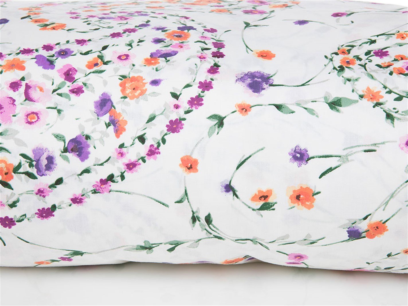 Flora paisley  Persoană dublă 200x220 cm Liliac.