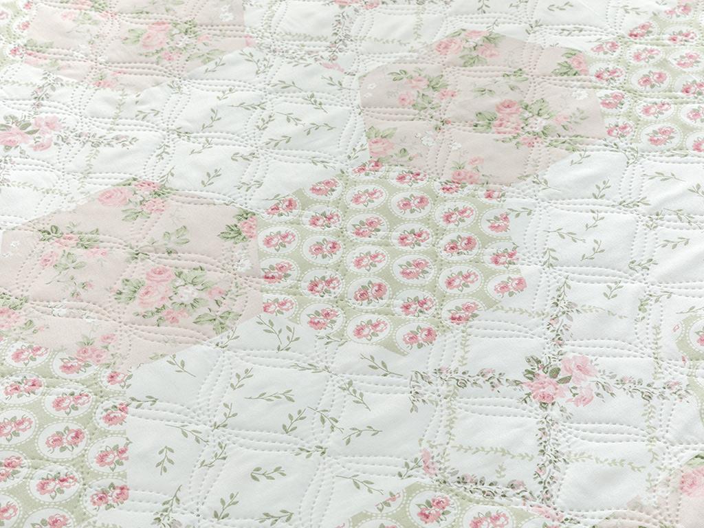 Floral atemporal King Size Cuvertură Multifuncțională 240*220 Cm Roz