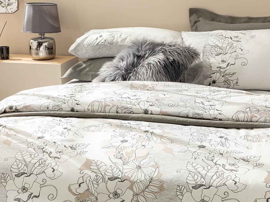 Florent Bumbac  King Size  SET LENJERIE DE PAT 240x220 cm Gri.