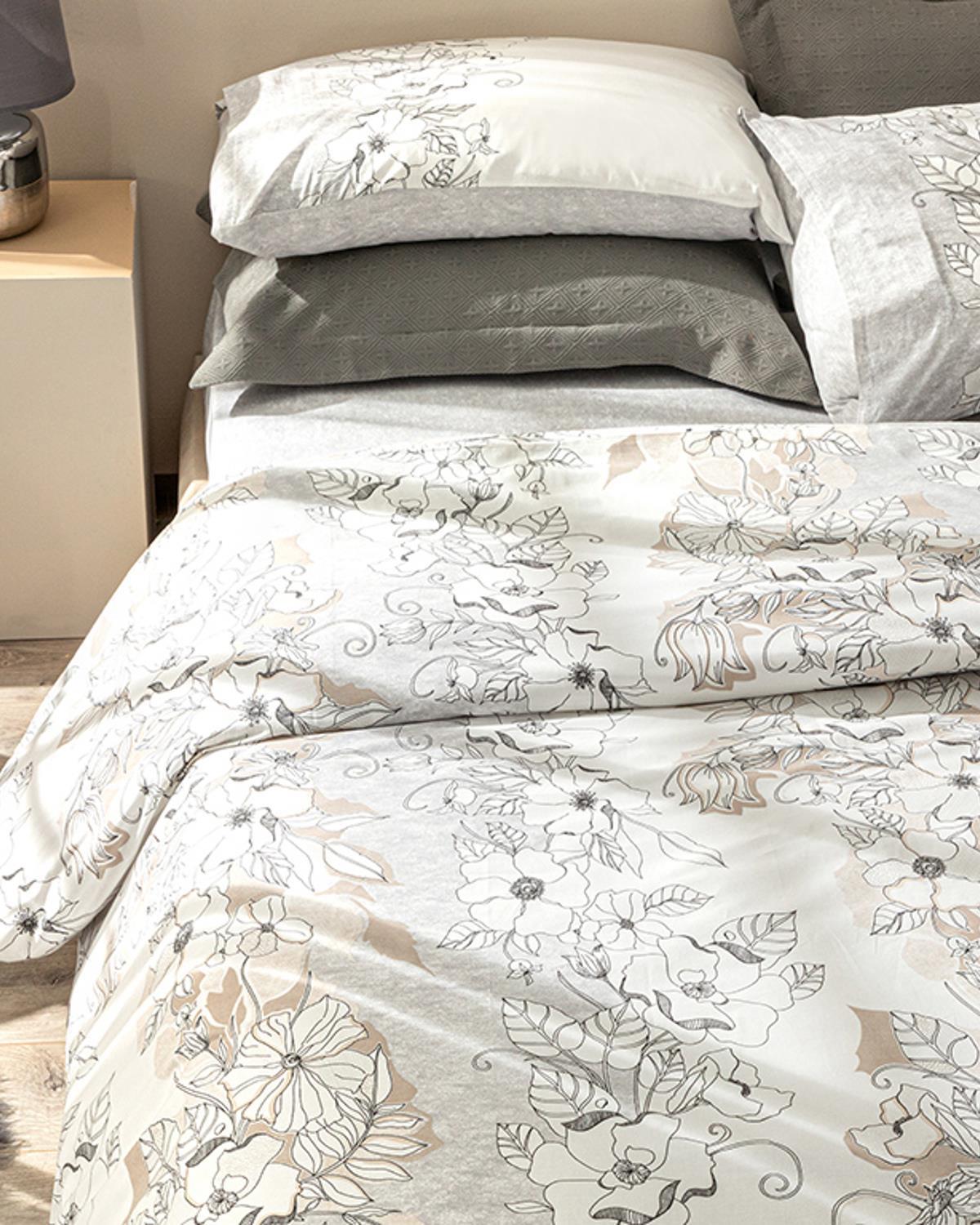 Florent Set Lenjerie De Pat Single - Set Lenjerie De Pat Bumbac | English Home, 160 x 220 cm, Gri