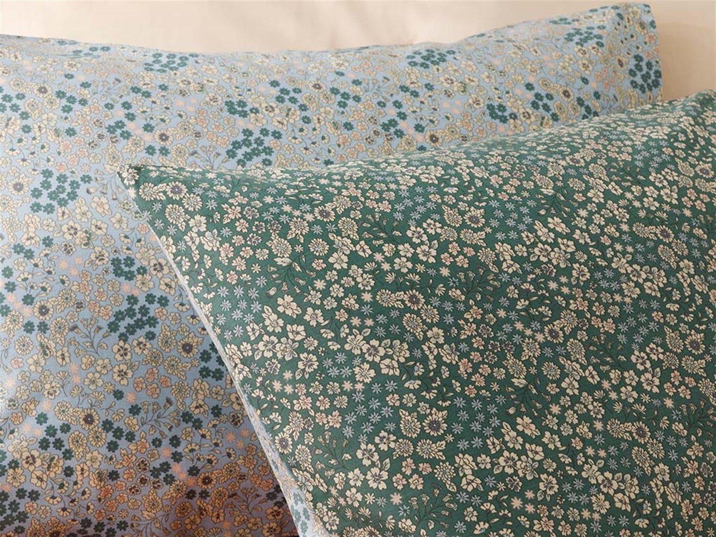 Flori de libertate 57 Tel / 144 Numărul de fir 2 set 50x70 cm Mint-lilac-roz