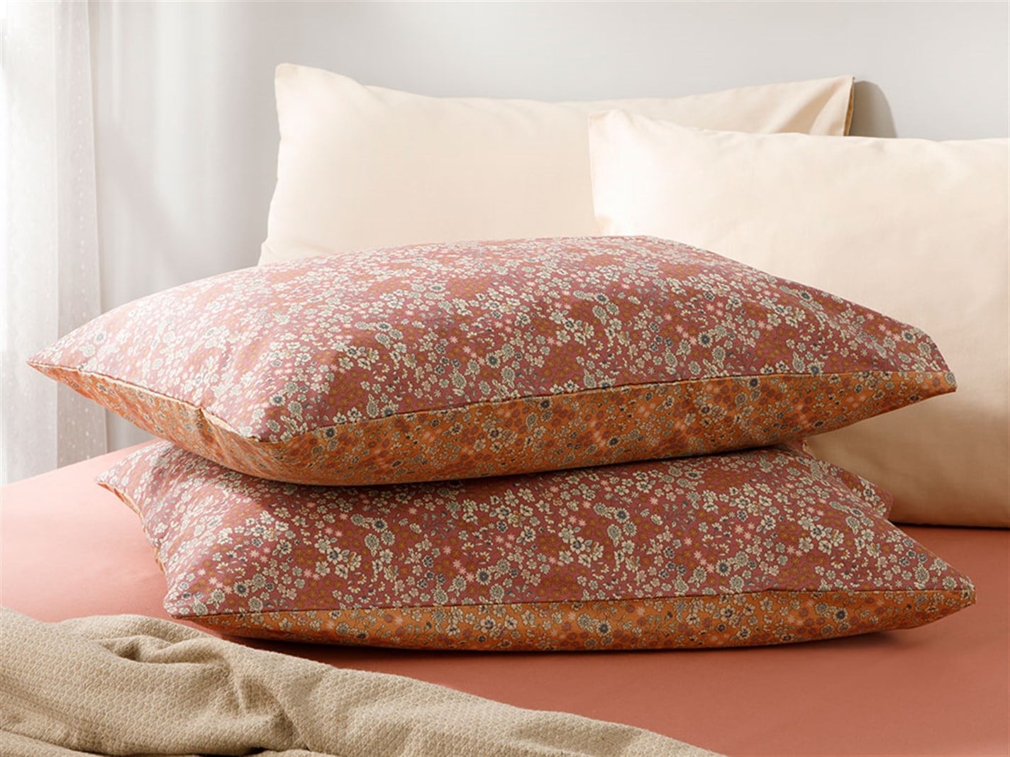 Flori de libertate 57 Tel / 144 Numărul de fir 2 set 50x70 cm Roz
