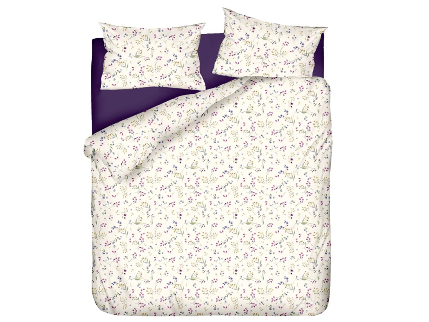 Flori de munte  Persoană dublă 200x220 cm Violet