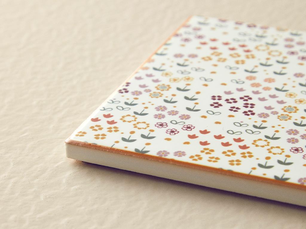 Flori de toamnă Ceramică Coaster Pahare 10.8 cm Galben
