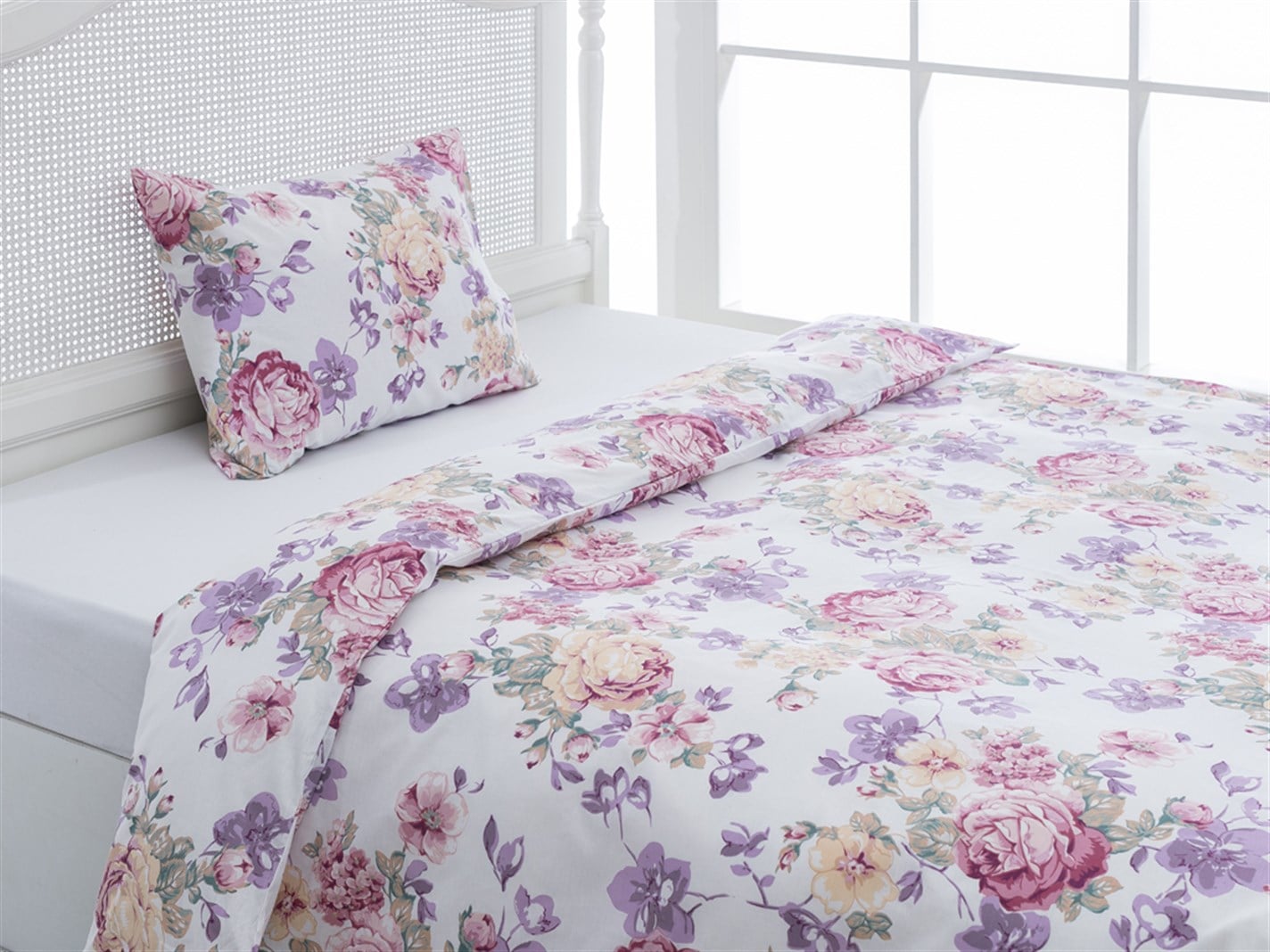 Flori de toamnă  Pentru o persoana 160x220 cm Damson ușor