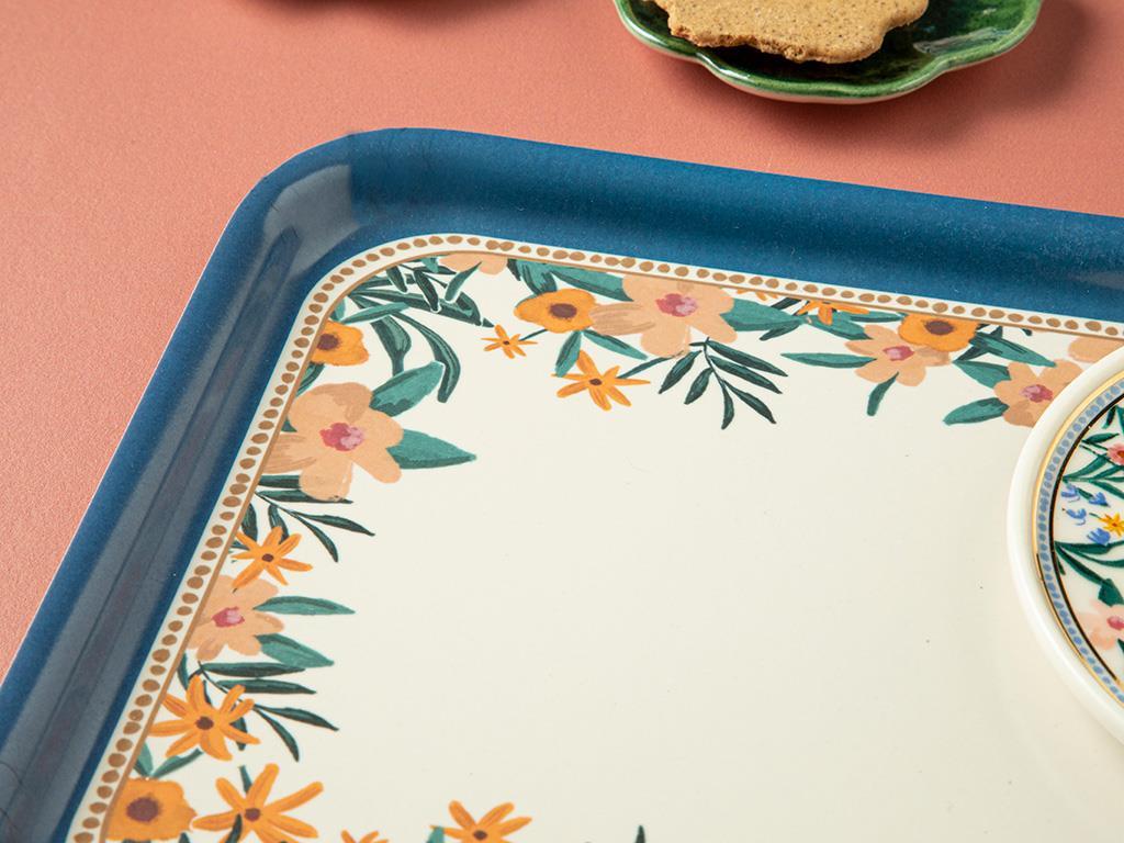 Flower Spree Melamine Tray 20x28,5 cm Colorful