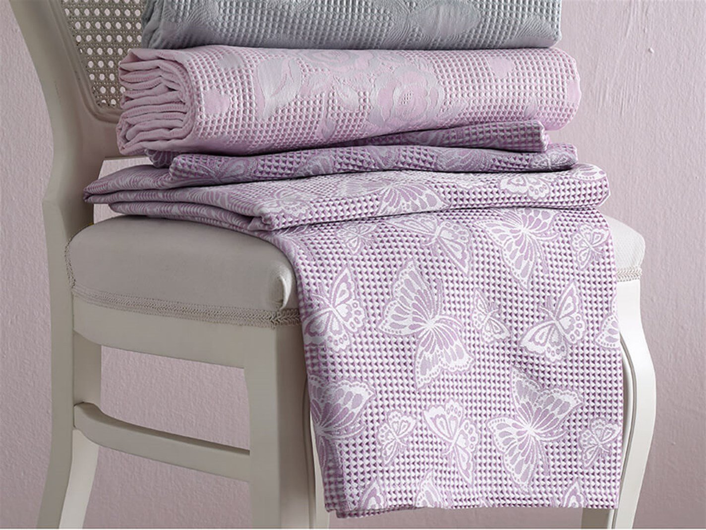 Fluturi  Pentru o persoana 150x220 cm Orhidee violet