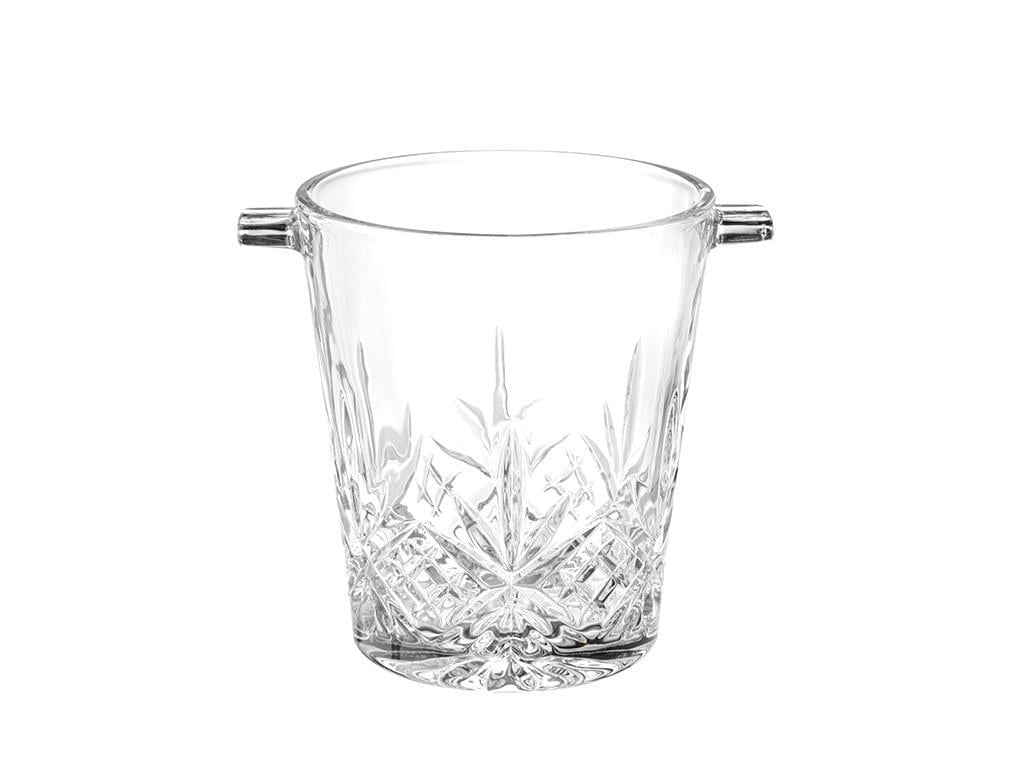 Lunas Glass Ice Bucket 15 cm Transparent