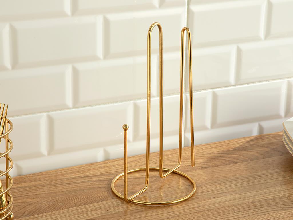 Galio Metal Set of 3 Organizer Set Gold