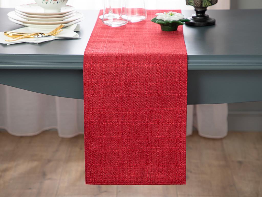 Glitz Polyestere Runner 30x160 cm Red