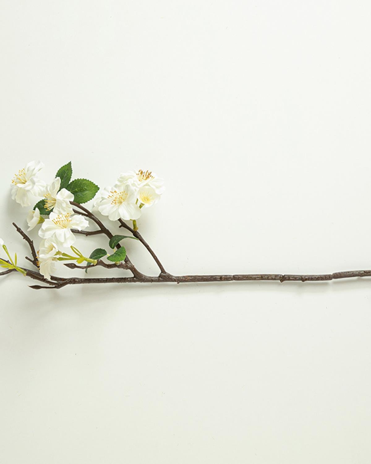 Grădină de flori Floare Artificial Cu O Singură 60 cm Alb