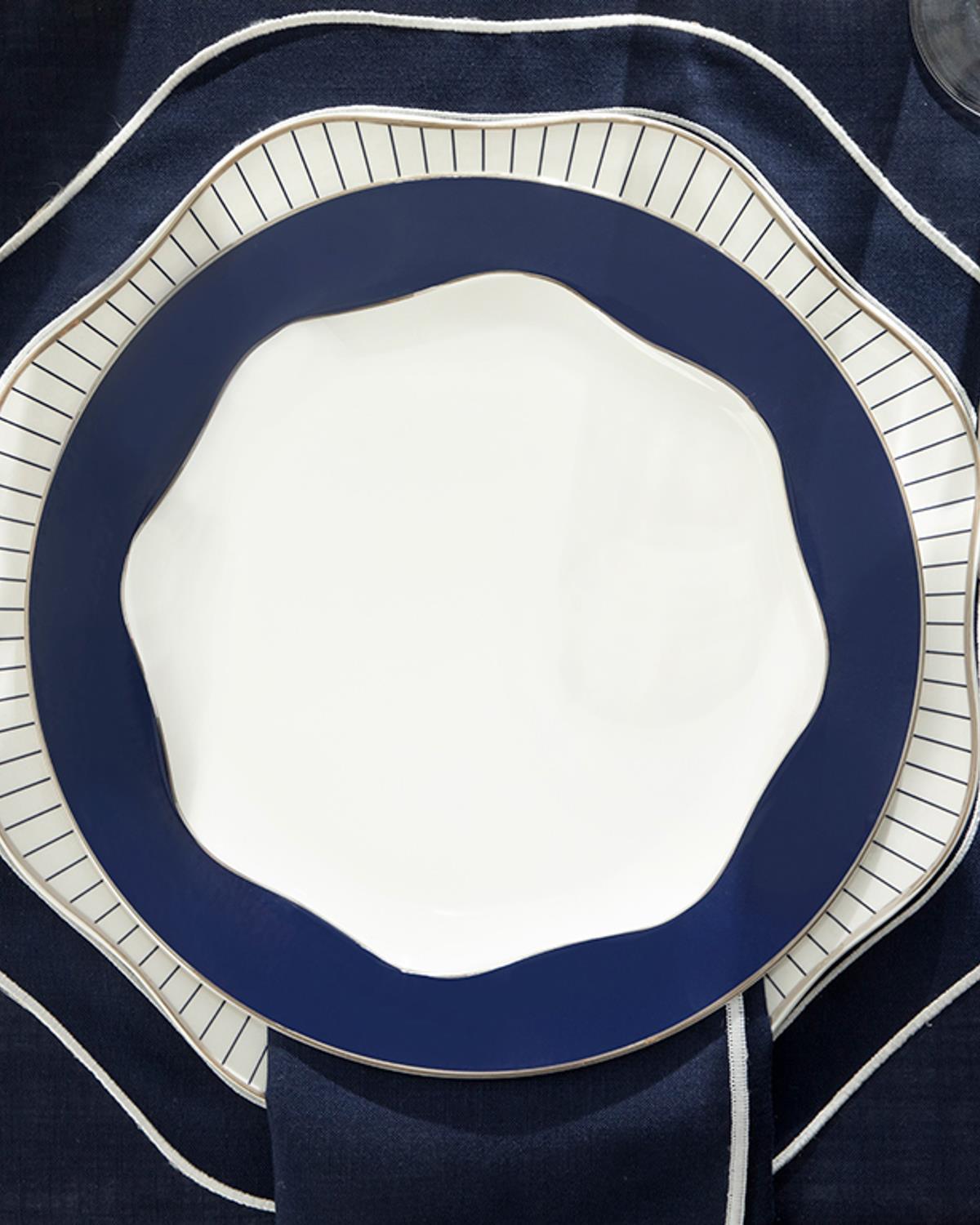 Grace New Bone Service Plate 27 cm Dark Blue