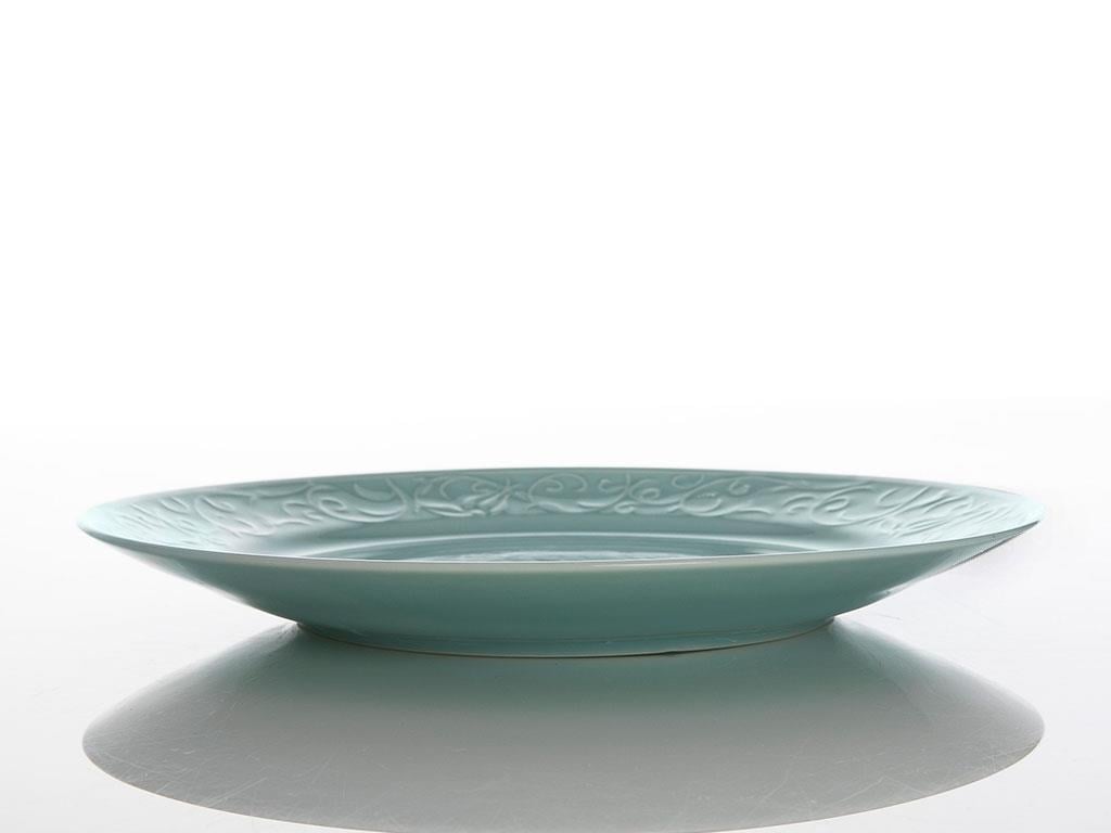 Helena Porcelain Single Service Plate 25 cm Blue