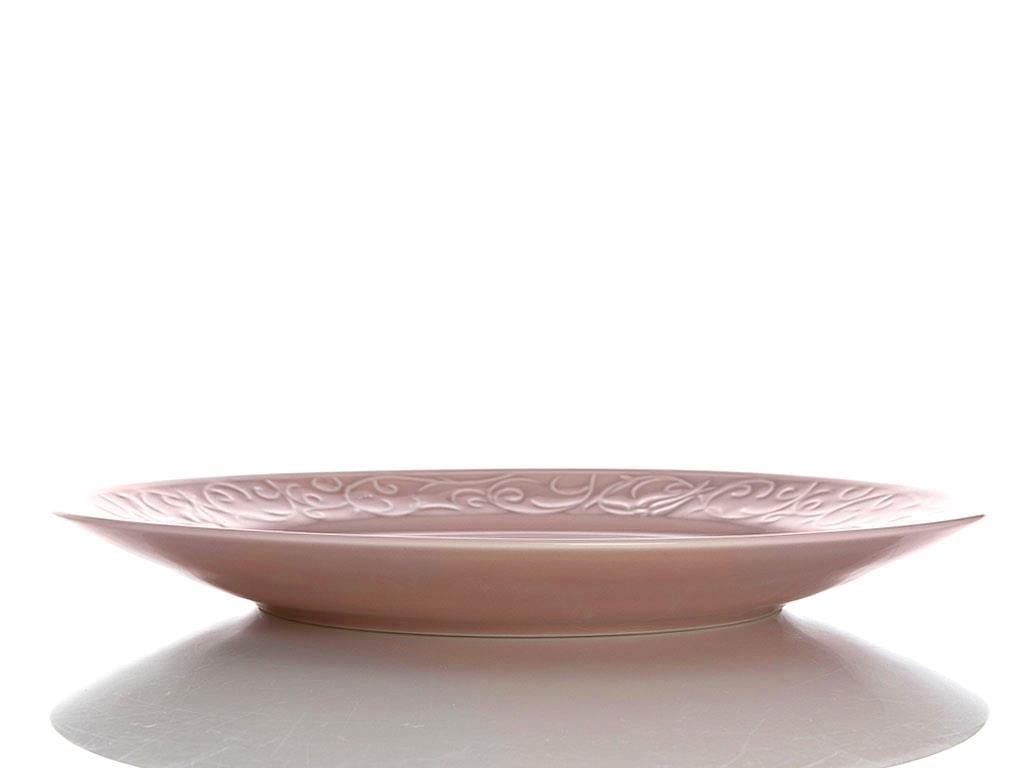 Helena Porcelain Single Service Plate 25 cm Pink