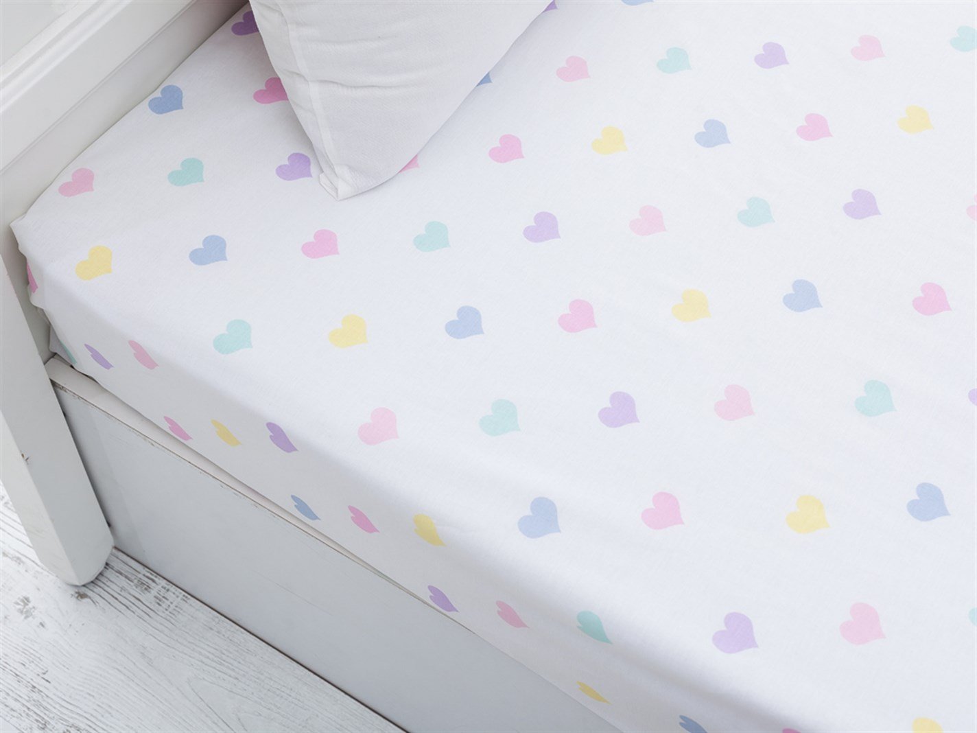 Inimi pastelate Tipărit Pentru o persoana 160x240 cm Roz