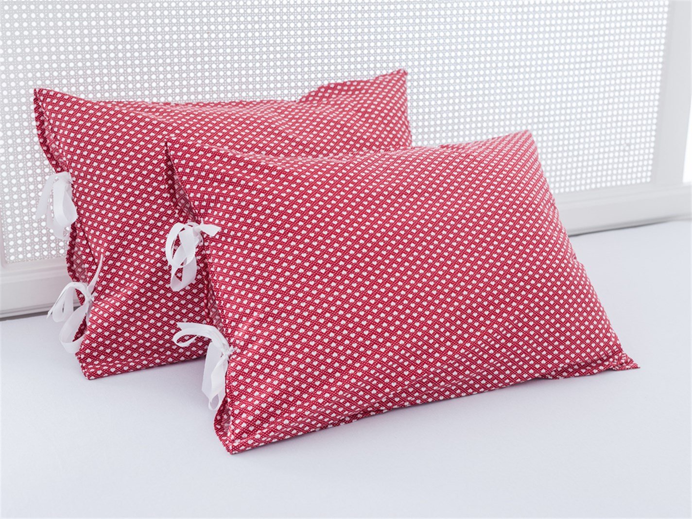 Inimi rustice # 2 set 50x70 cm roșu