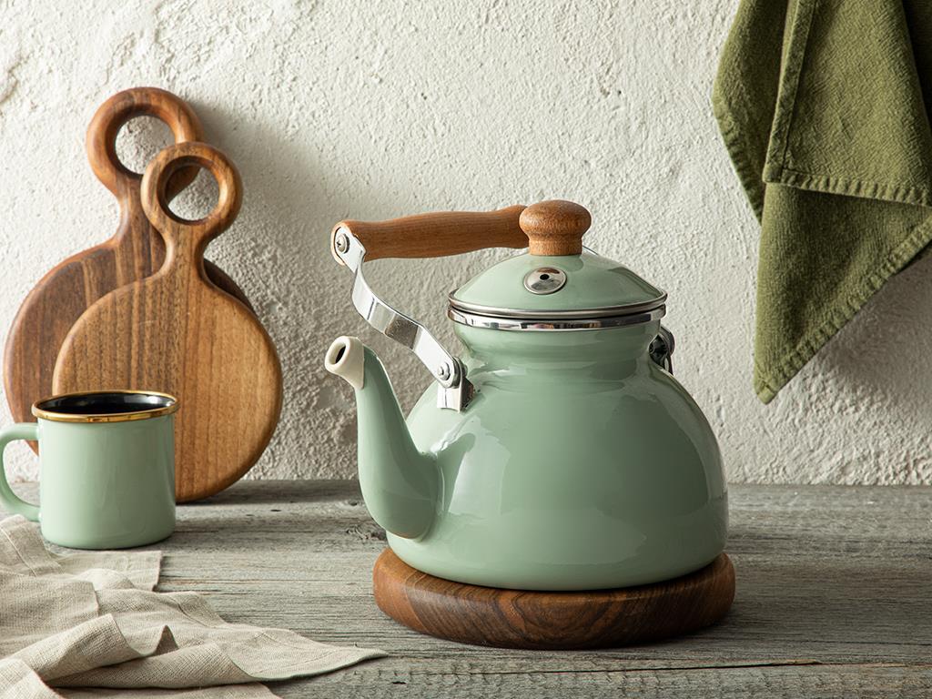 Isidora Enamel Pot 2,4 lt Open Mint
