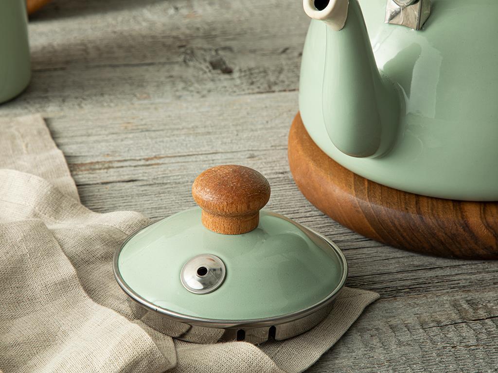 Isidora Enamel Pot 2,4 lt Open Mint