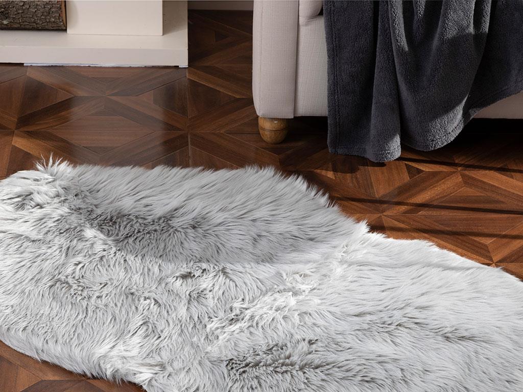 jad Acrilic Blană Artificială 80*150 Cm Gri