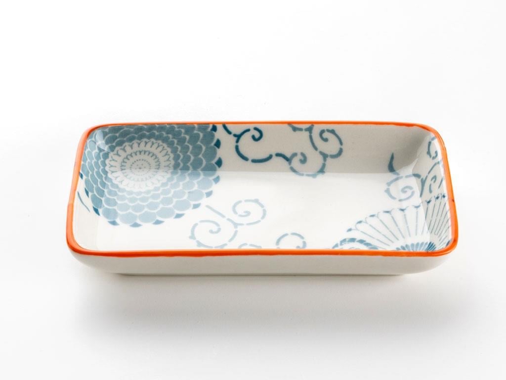 Julia Porcelain Single Platter 13 cm Orange,