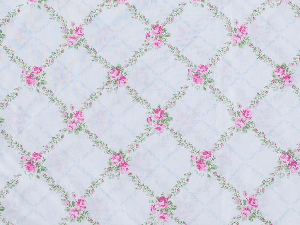 Lanț de trandafiri Cottony Set 2  FAȚĂ DE PERNĂ 50x70 cm Pink