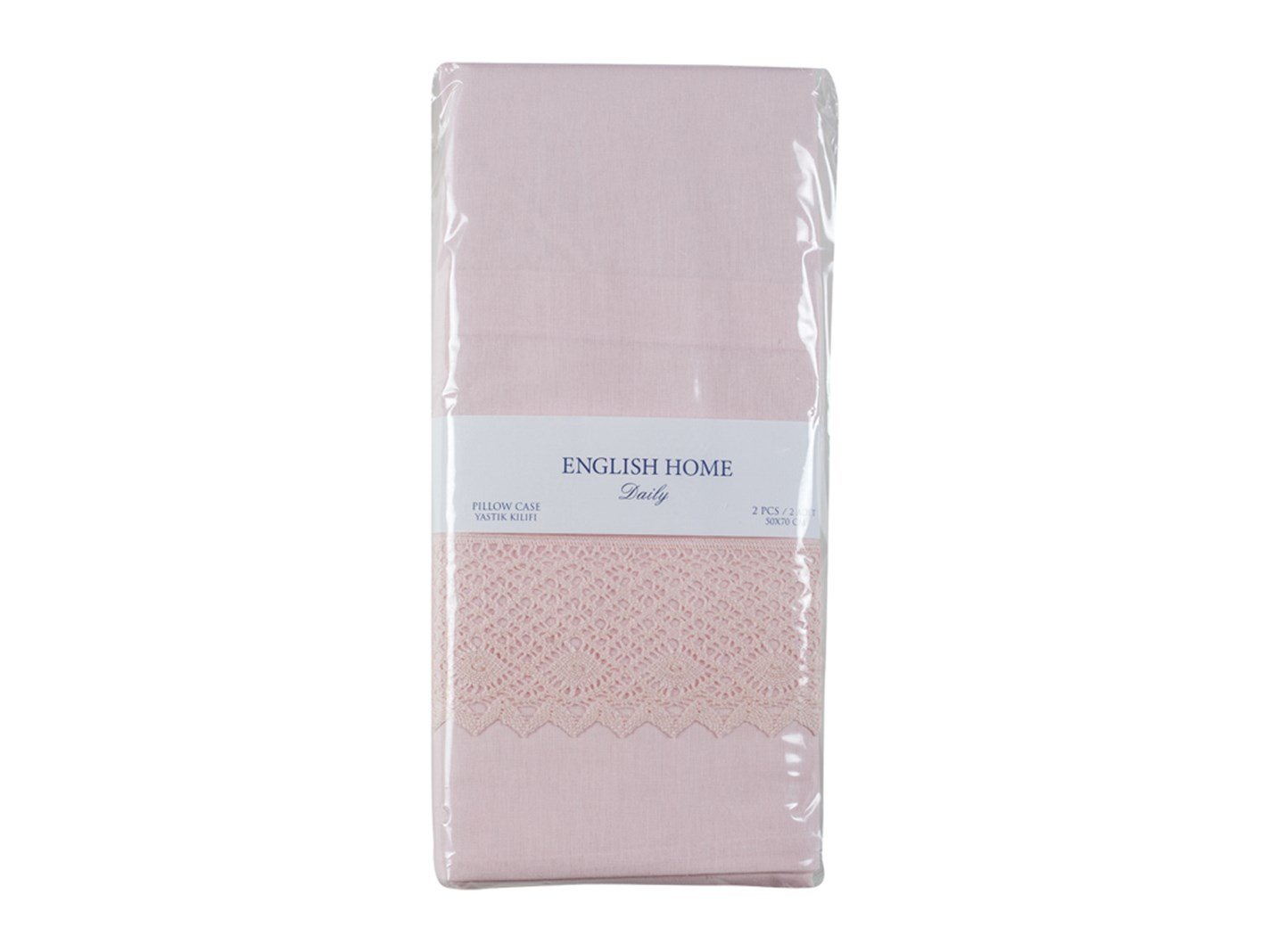 Lavina Bobbin Laced 2 set 50x70 cm Roz