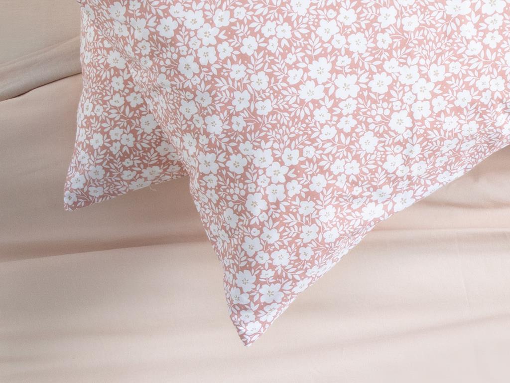 Liberty Bloom Cottony 2 Set Pillowcase 50x70 cm Cinnamon