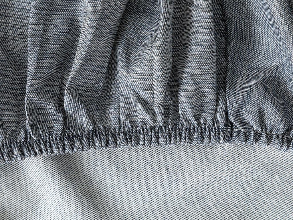 Linea Bold Stripe Twill Double Person  SET LENJERIE DE PAT 200x220 cm Dark Blue