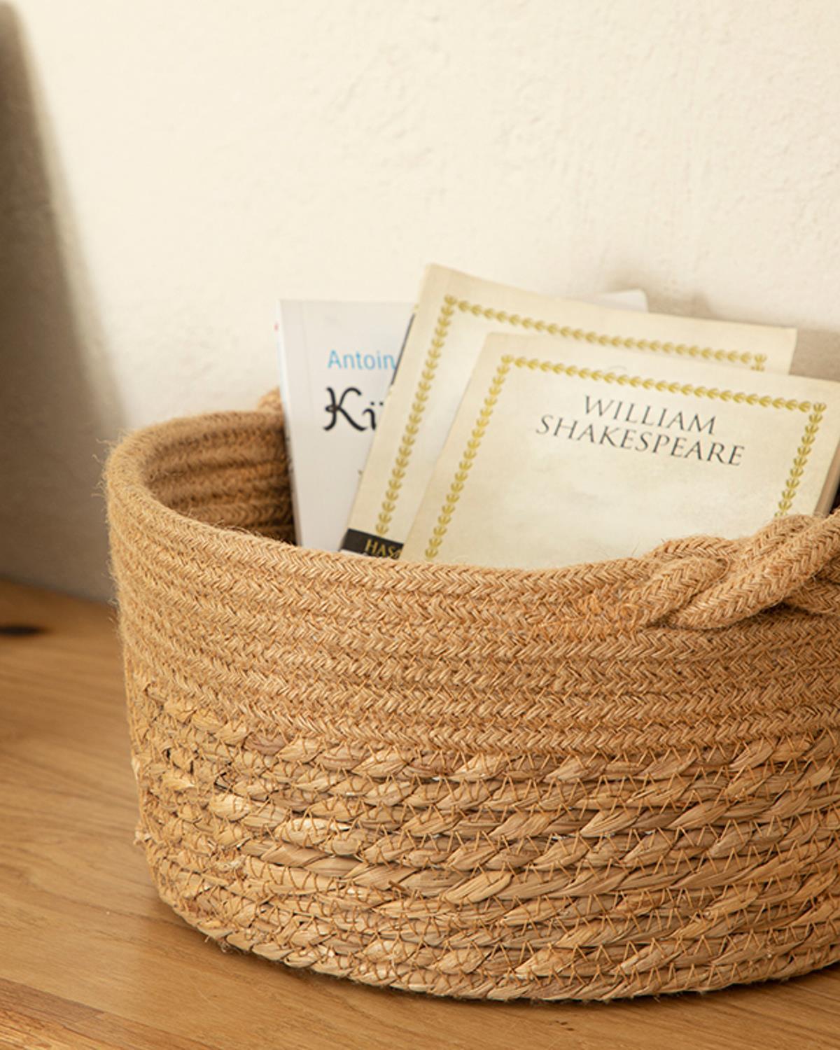 Loop Coș 32x16 cm Cafeniu