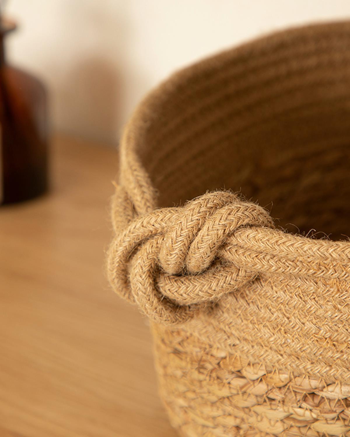 Loop Coș 32x16 cm Cafeniu