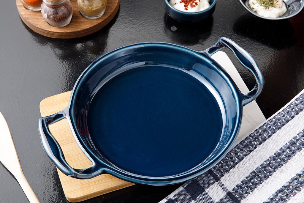 Lucita Porcelain Oven Cover 28 cm Blue