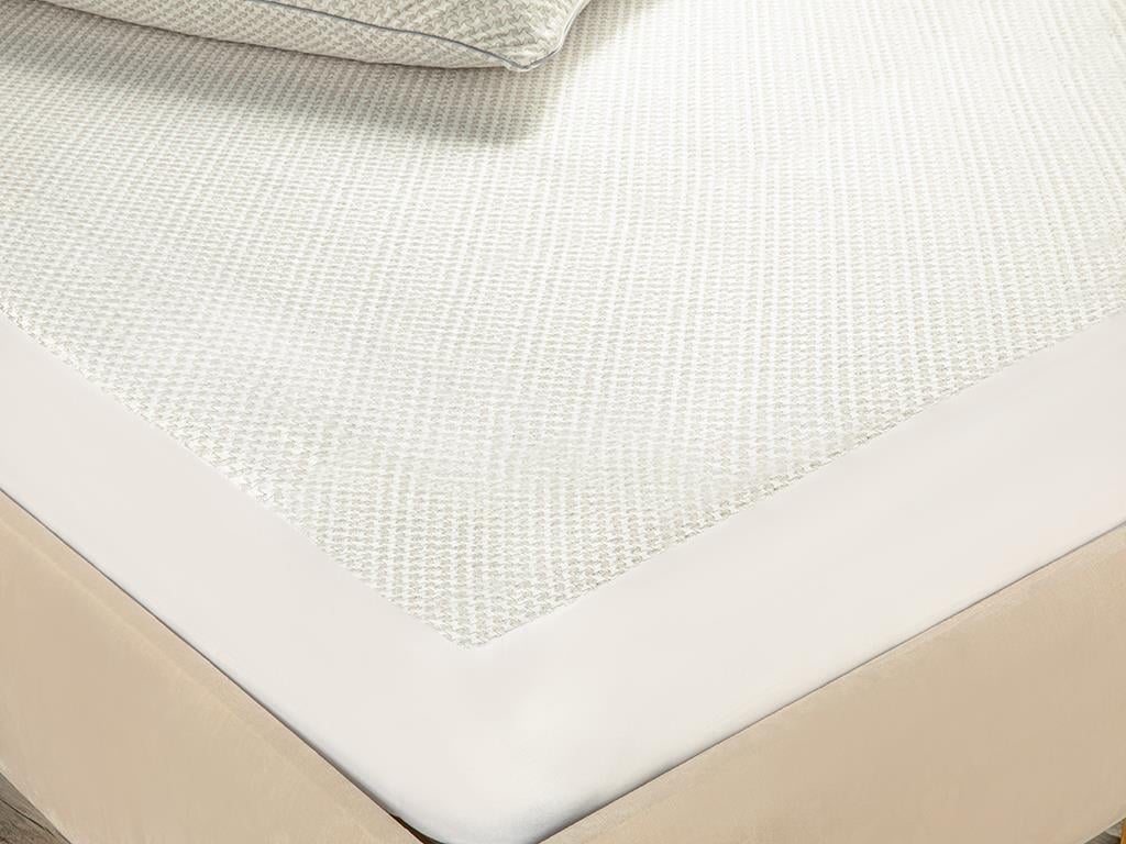 Lux Cool Touch Double Aleză 160x200 + 30 cm Bej