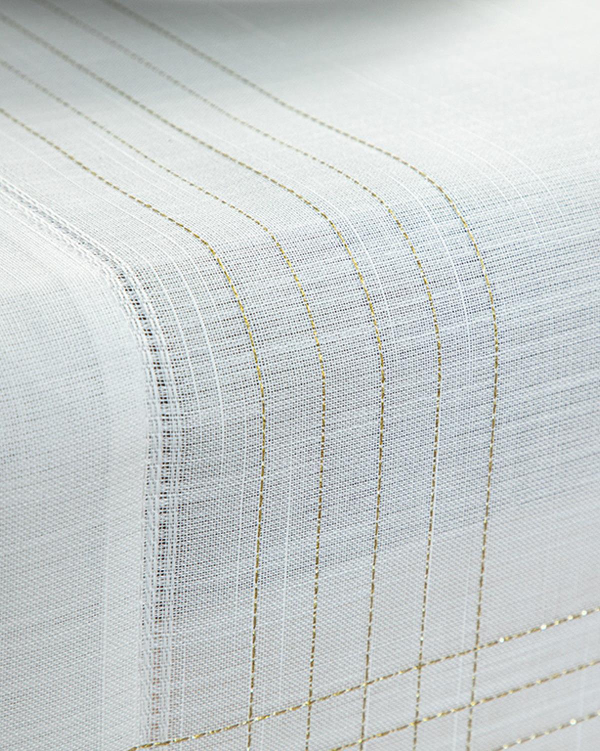 Luxury Fată De Masă, Poliester, 45*140 Cm, Negru-Beige