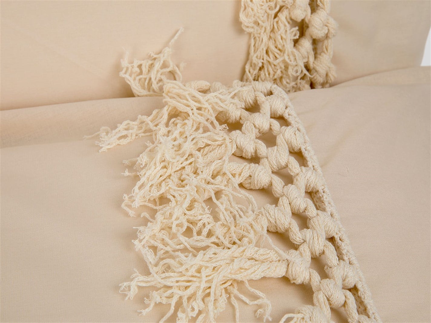 macrameu 57 Tel / 144 Numărul de fir 2 bucăți macrame 50x70 cm Burgundia-gri