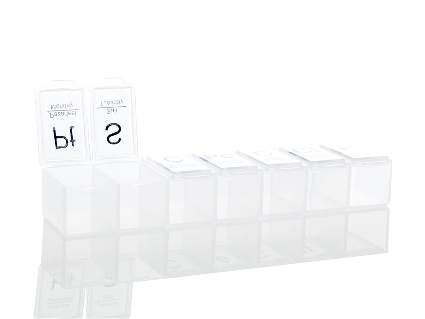 margaretă Cosmetic  10x25 cm Transparent